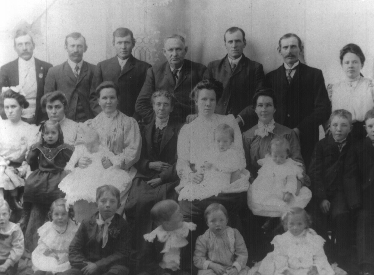 Leonard Merry Condit's Family, Malta, Idaho 1905